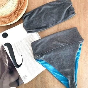 NWT Beach Riot sparkle bikini